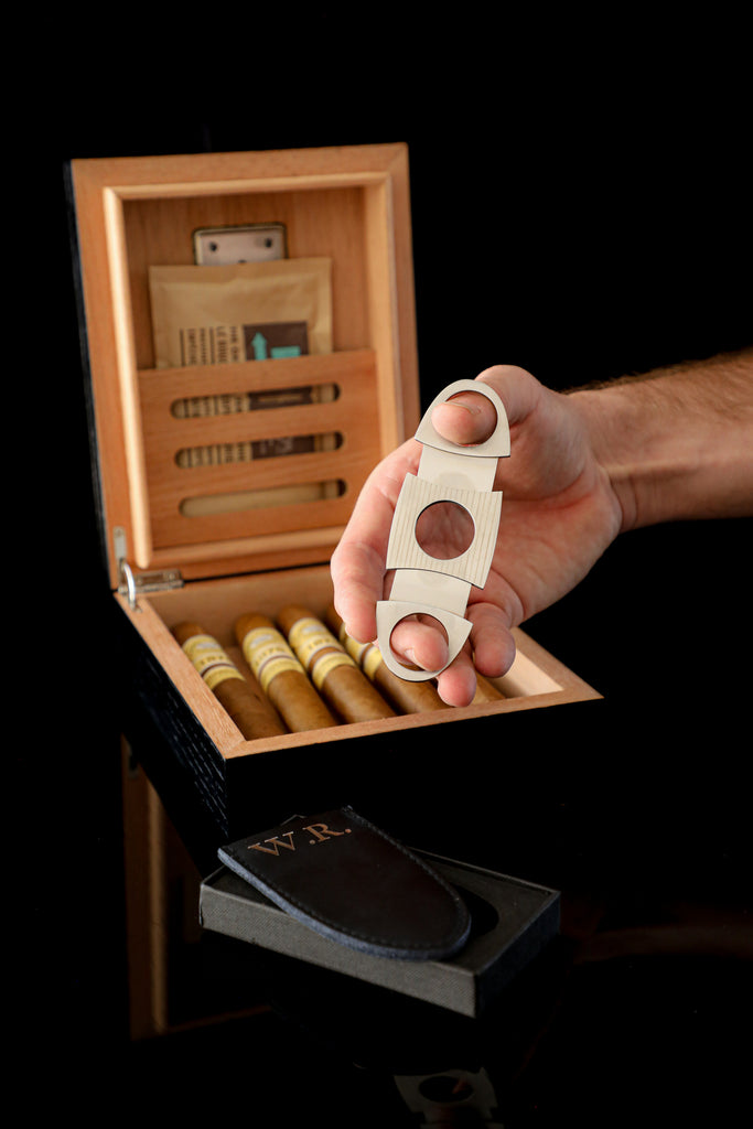 Design Your Own Cigar Case with Cutter - Rawhide